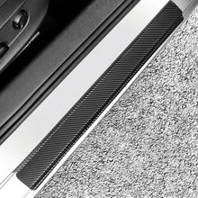 Carbon Fiber Wrap Sticker Car Door Sill Scuff Plate Protector Edge Guard Strip