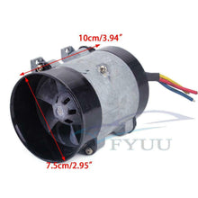 Car Electric Turbo Charger Boost Air Intake Fan + Brushless 50A ESC 52000RPM Max