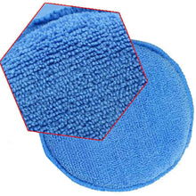12cm Car Polish Foam Sponge Applicator Cleaning Microfiber Waxing Pads Detailing