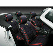 US 5-Sit Car Seat Covers 5-Seats PU Leather Surround Protector Cushions Full Set