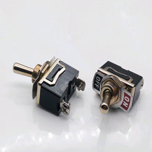 Heavy Duty ON/OFF Small SPST Toggle Switch Miniature & Waterproof Cover 15A