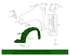 Genuine Toyota Fender Liner 53876-02660