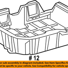 TOYOTA OEM 16-18 Prius 1.8L-L4 Battery-Carrier Tray Bracket 7440447030