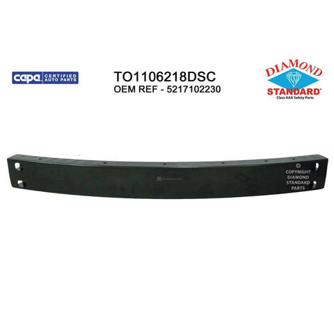 TO1106218DSC New Replacement Rear Bumper Impact Bar Fits 2014-2019 Corolla Sedan
