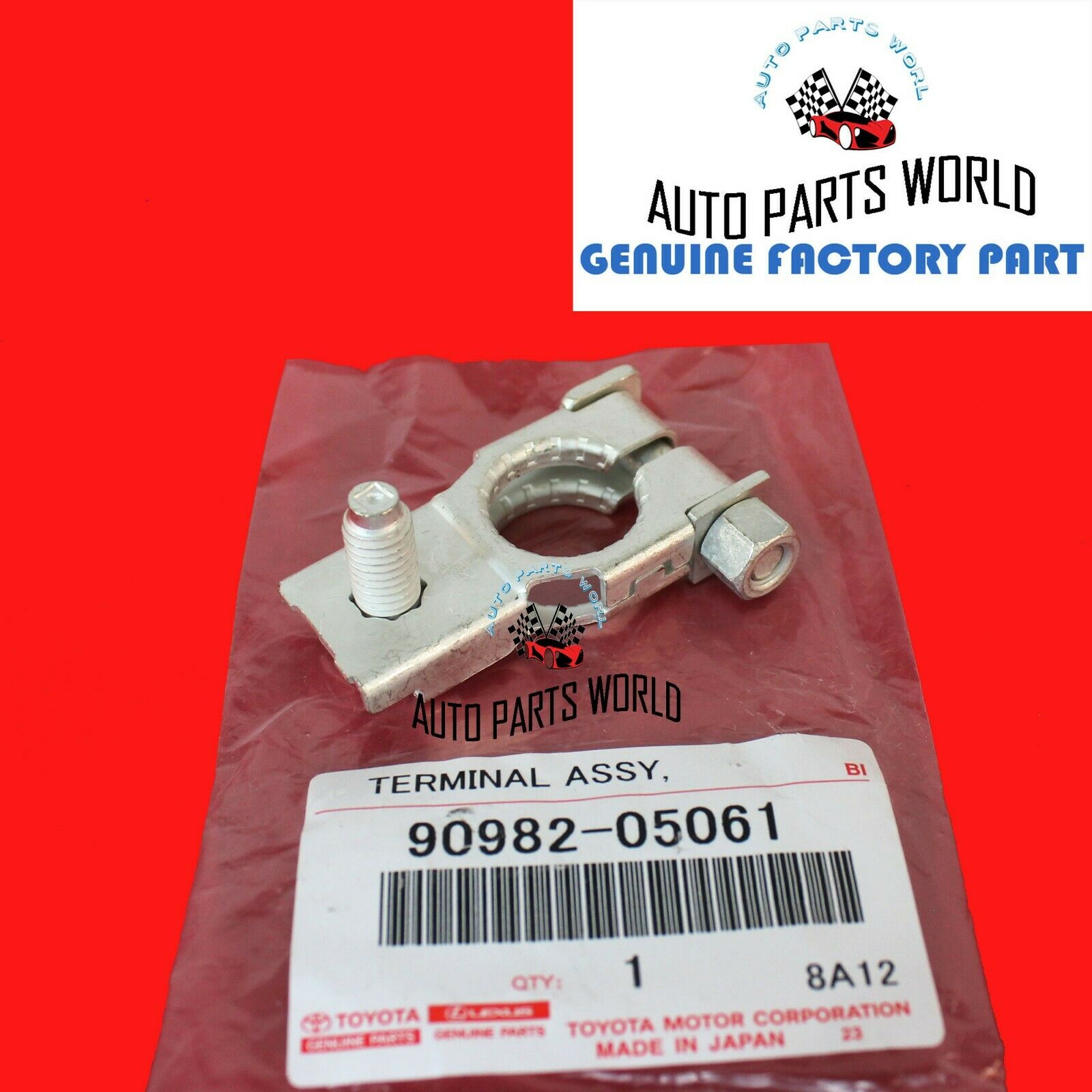 GENUINE OEM TOYOTA CAMRY RAV4 LEXUS SCION POSITIVE BATTERY TERMINAL 90982-05061