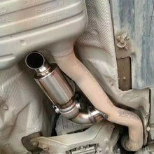 Chrome Stainless Steel Car Exhaust Sound Tuning Muffler Pipe 2'' to 2'' USA Ship