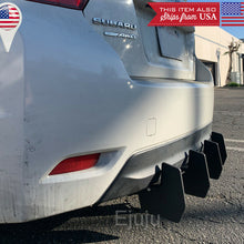 32" Bumper Diffuser Valence Wind Blade Extension Splitter 4 Shark Fin For Toyota