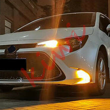 1 Pair Front Bumper Fog Lamp(DRL)LED White & Yellow For Toyota Corolla 2020 Y