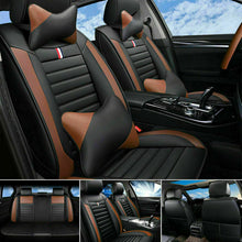 PU Leather Car Seat Covers 5-Sit Cushion Protector Universal Interior Accessoris