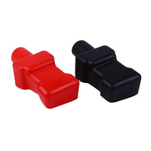 2PCS Car Battery Negative Positive Terminal Covers Cap Boot Insulating Protector