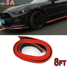 8ft Samurai Side Decor Front Bumper Lip Splitter Chin Spoiler Body Kit Trim