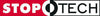 Disc Brake Rotor-Select Sport Drilled/Slotted Rotor Rear Left Stoptech