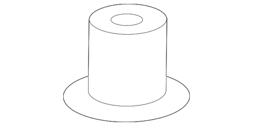 Genuine Toyota Under Cover Retainer 90467-A0030-C1