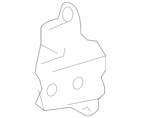 Genuine Toyota Lower Hinge 68740-02080