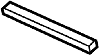 Nissan/INFINITI 65810-4BA0A Hood Seal.