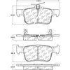 Centric 103.18780 Rr Ceramic Brake Pads 12 Month 12,000 Mile Warranty