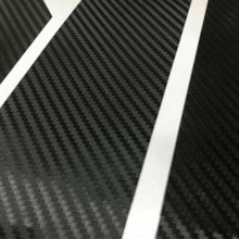 For Honda Civic 10th 16-20 3D Carbon Fiber Pillar Posts Window Cover Door Trim