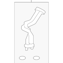 Genuine Nissan Cooler Pipe 92446-4AY0A
