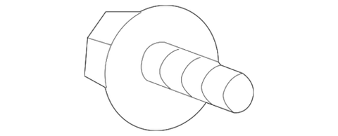 Genuine Toyota Lift-Gate Object Sensor Screw 90159-A0038
