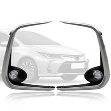 LED Bumper Fog Light Kit For 2019 2020 Toyota Corolla w/ Wiring Switch Bezel