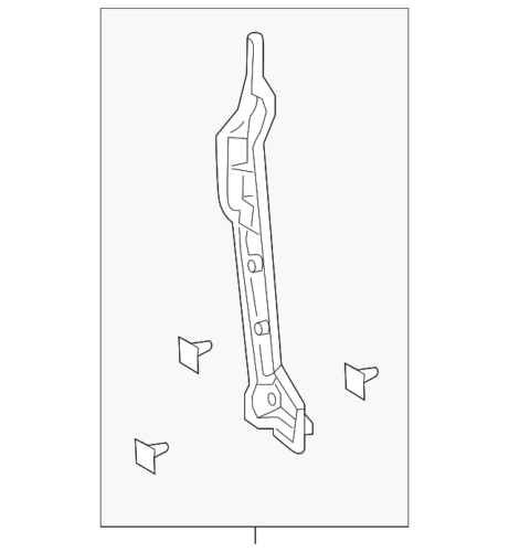 Genuine Toyota Fender Insulator 53827-02240