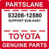 53208-12580 Toyota OEM Genuine SUPPORT SUB-ASSY