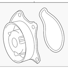 Genuine Toyota C-HR Corolla Corolla iM iM Water Pump 16100-09620