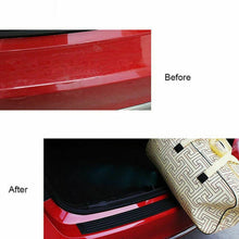 35.4" Rear Bumper Guard Trunk Edge Sill Black Rubber Protector Cover For Car SUV
