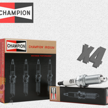 Champion (9410) REA12WMPB4 Iridium Replacement Spark Plug - Set of 4