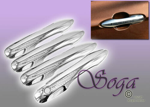 FOR 2019-2020 TOYOTA COROLLA CHROME DOOR HANDLE OVERLAY COVER COVERS W/O HOLES