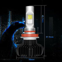 Autofeel 4PC H11 LED Headlight Kit Low Beam Bulb 6000K 60 Days Free Return