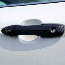Carbon Fiber Side Door Handle Covers Trims 4D For Toyota 2017-2020