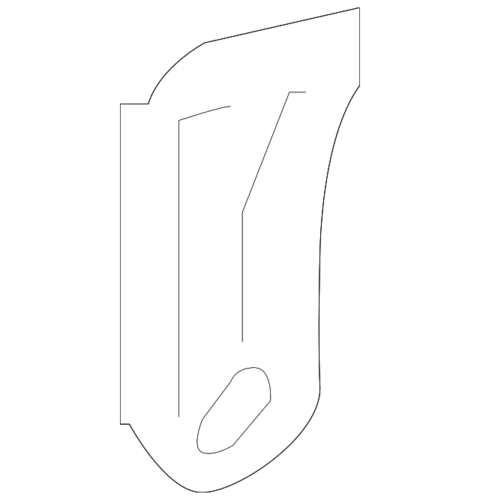 Genuine Toyota Fender Closing Plate 57118-02010