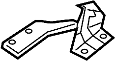 Nissan 65401-4BA0A Hood Hinge (Left).