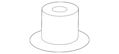 Genuine Toyota Under Cover Retainer 90467-A0029-A0
