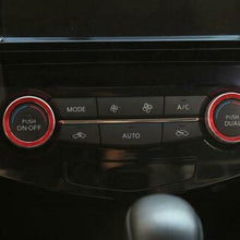 2X Red Interior Dashboard A/C Button Circle For NISSAN ROGUE 2017 2018 2019 2020