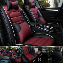 5-Sit Car Seat Covers Protector Cushion PU Leather Interior Accessoris For Honda