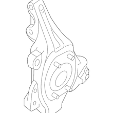 Genuine Nissan Knuckle 40014-JP00A
