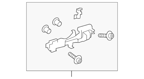Genuine Toyota Handle Base Snap 69293-33020