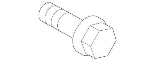 Genuine Toyota Bumper Impact Bar Bolt 90119-A0452