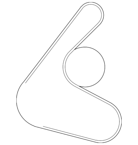 Genuine Toyota Serpentine Belt 90916-A2024