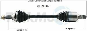 Left New CV Complete Assy TrakMotive NI8516