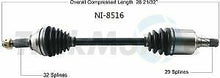 Left New CV Complete Assy TrakMotive NI8516