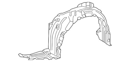 Genuine Toyota Fender Liner 53876-02720