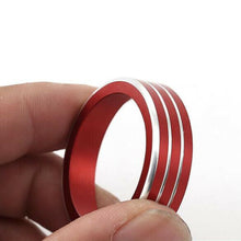 2X Red Interior Dashboard A/C Button Circle For NISSAN ROGUE 2017 2018 2019 2020