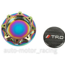 JDM TRD CARBON FIBER Sticker with ALUMNIUM NEO Billet Engine Oil FILLER Cap