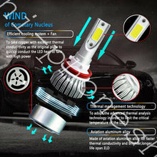 2X H11 LED Headlight Kit Low Beam Bulb Super Bright 6000K 30Days Free Return