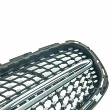 Silver Diamond Bumper Grill Grille For Mercedes Benz W212 E-Class 2014-2016