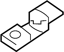 Nissan/INFINITI 24340-7999B Battery Cable Terminal End.