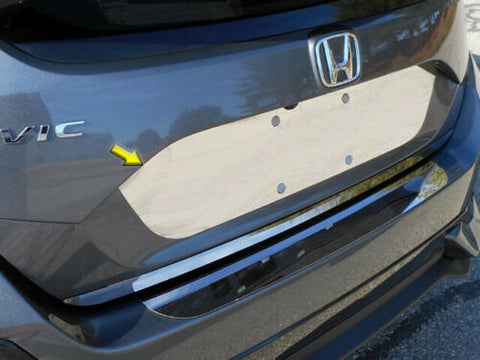 Stainless License Plate Bezel 1Pc Fits 2016-2020 Honda Civic 4DR Hatchback